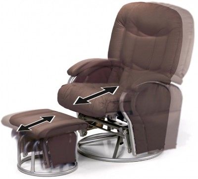 Hauck - Fotoliu balansoar Metal Glider Recline