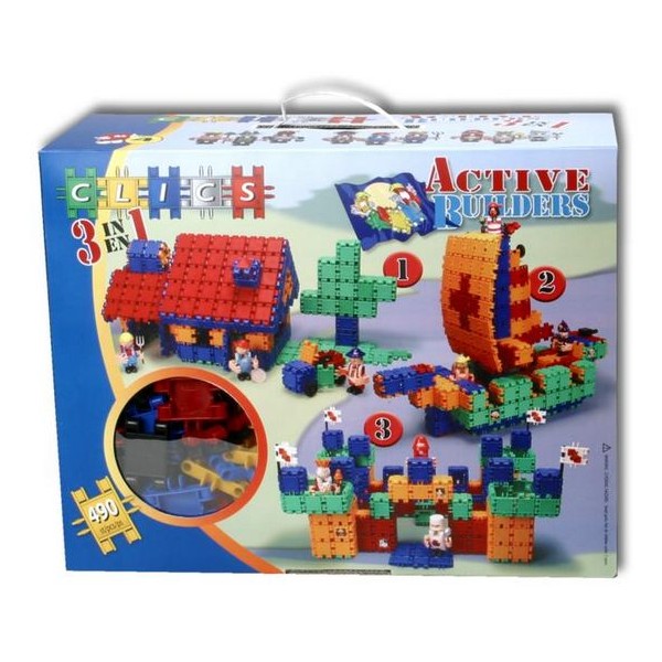 Clics Set de constructie Active Builders