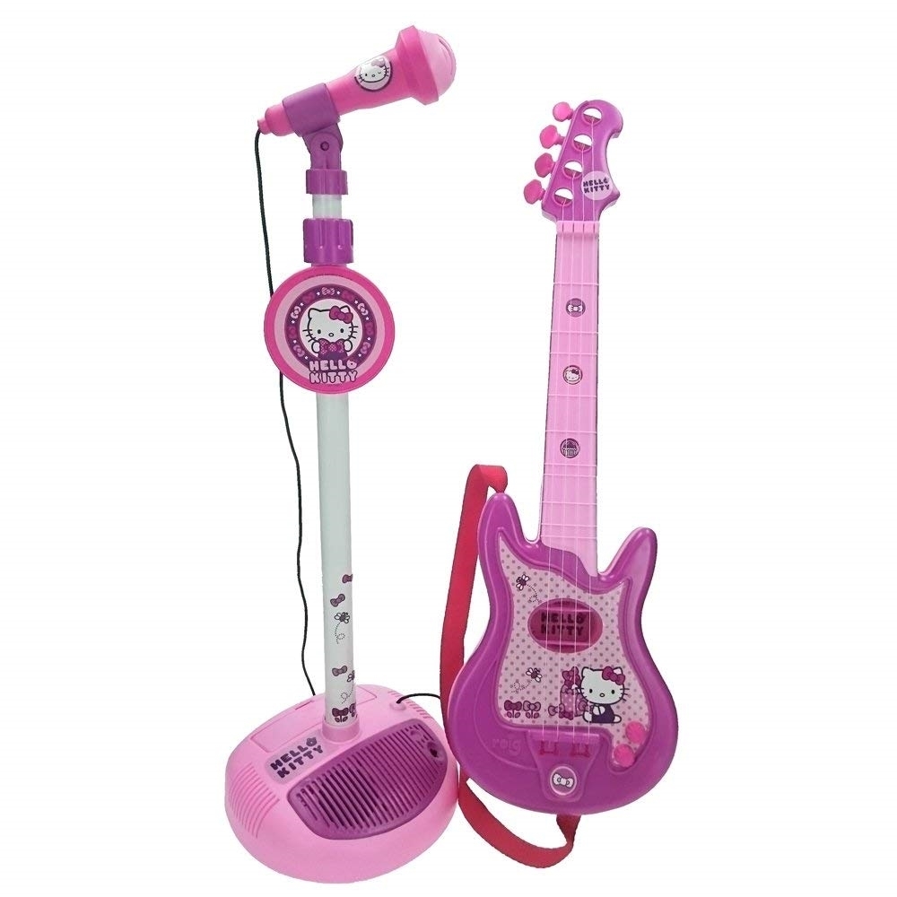 Set chitara si microfon Hello Kitty Reig Musicals