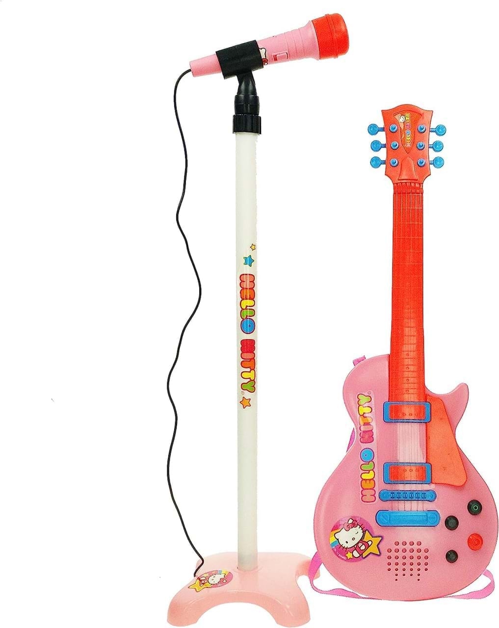 Set chitara si microfon roz Hello Kitty Reig Musicals