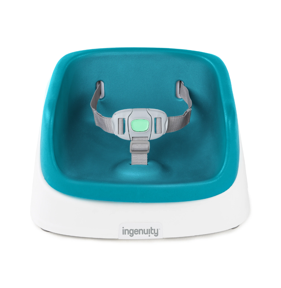 Inaltator scaun masa Ingenuity Booster Toddler SmartClean, Peacock Blue