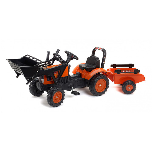 Falk - Tractor Kubota cu Remorca si Excavator
