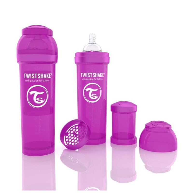 Biberon Twistshake Anti Colici 330 ml Violet