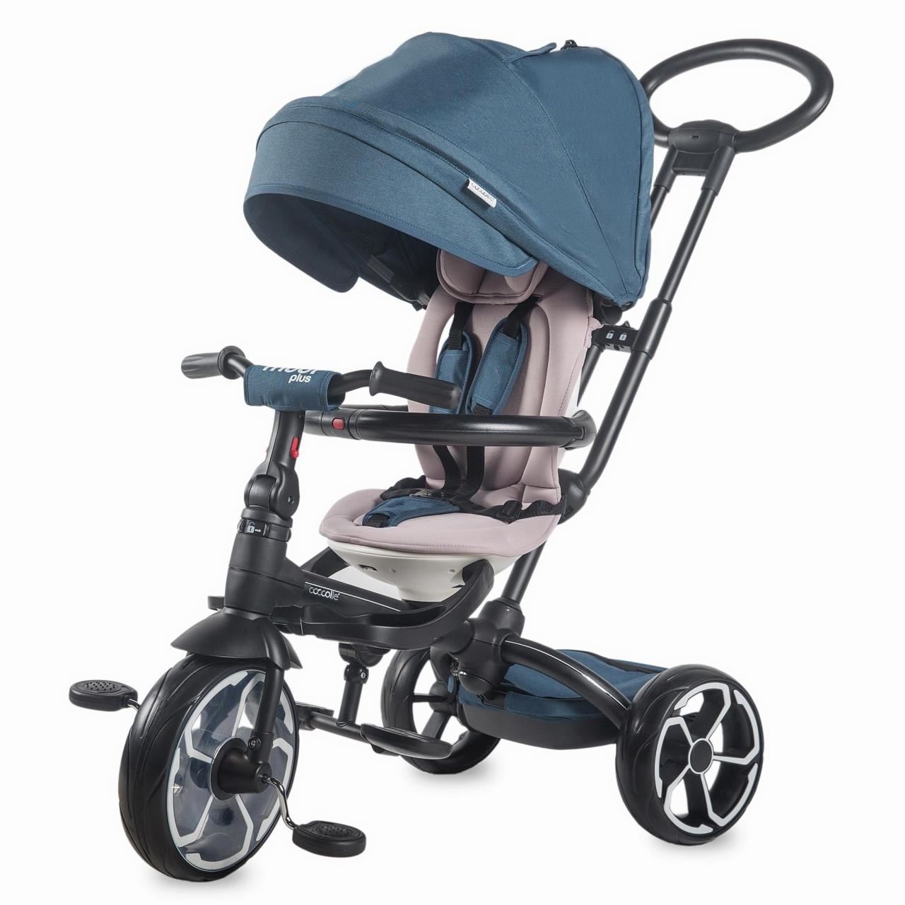 Coccolle - Tricicleta cu scaun reversibil Modi Plus Albastru