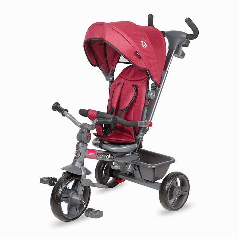Tricicleta cu sezut rotativ Coccolle Primo Magenta