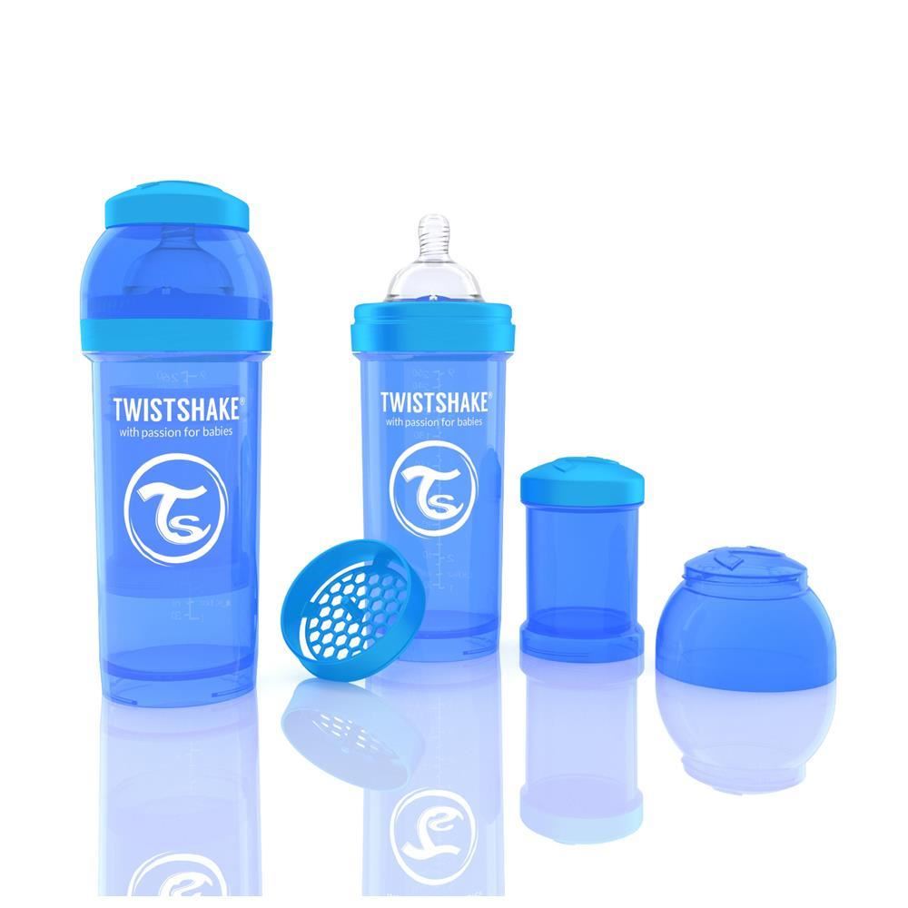 Biberon Anti - Colici Twistshake 260 ml Albastru