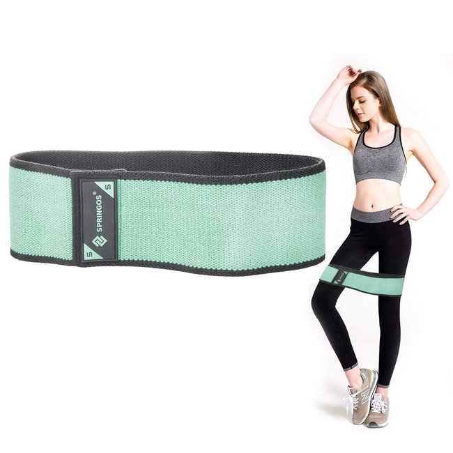 Banda elastica pentru tonifiere Hip Band Springos, rezistenta mare, 66 cm