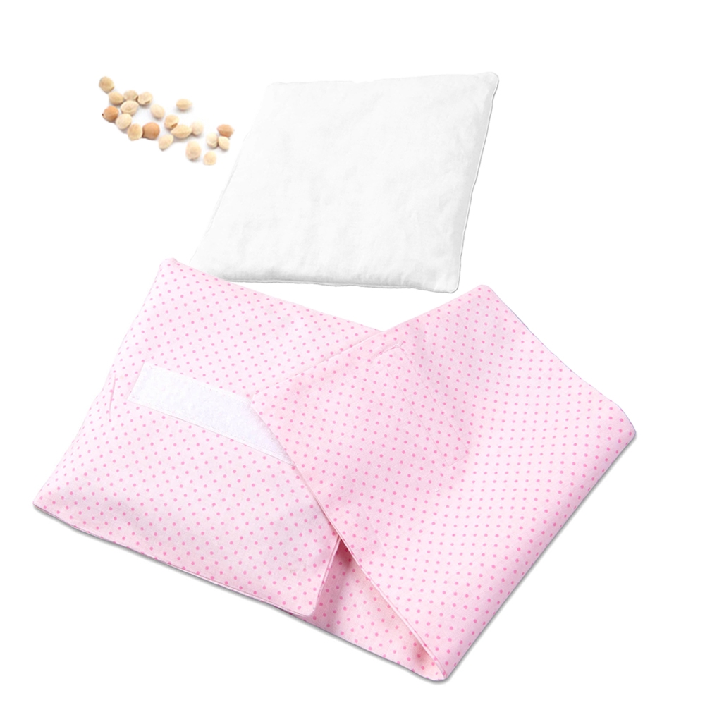 Centura anticolici reglabila Kidizi Pink Dots, include pernuta samburi cirese detasabila
