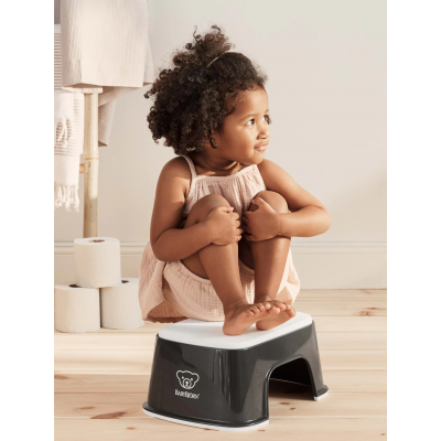 Treapta inaltator pentru baie BabyBjorn Step Stool Black White