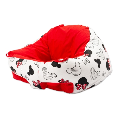Fotoliu pentru  bebe cu suport pentru picioare Kidizi Minnie, husa bumbac detasabila
