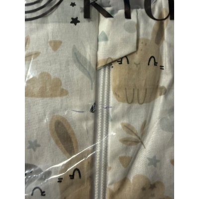 RESIGILAT Sac de dormit cu picioare pentru copii 18-36 luni Kidizi Forest Friends 1 tog, mansete transformabile in soseta
