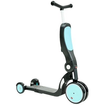 Tricicleta transformabila in bicicleta si trotineta Chipolino All Ride sky