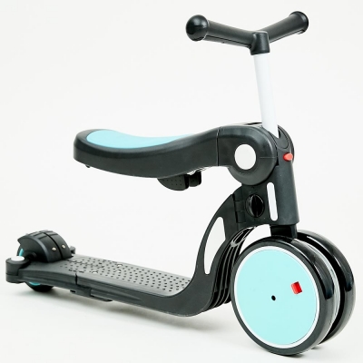 Tricicleta transformabila in bicicleta si trotineta Chipolino All Ride sky