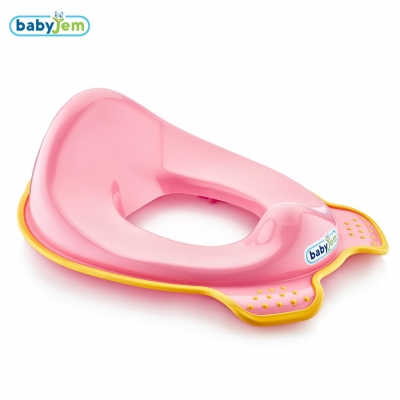 Adaptor colac WC BabyJem pentru copii 18-36 luni, Roz