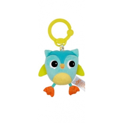 Jucarie vIibratii animalutele jucause Bufnita Albastra Bright Starts 