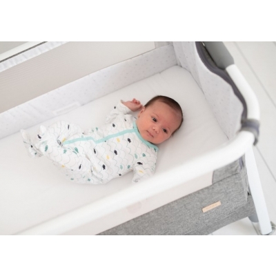 Patut 2 in 1 co-sleeper CoZee Tutti Bambini White Charcoal