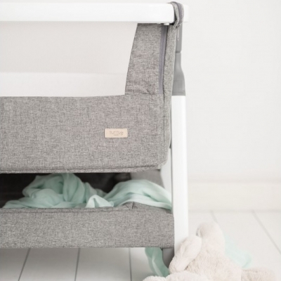 Patut 2 in 1 co-sleeper CoZee Tutti Bambini White Charcoal