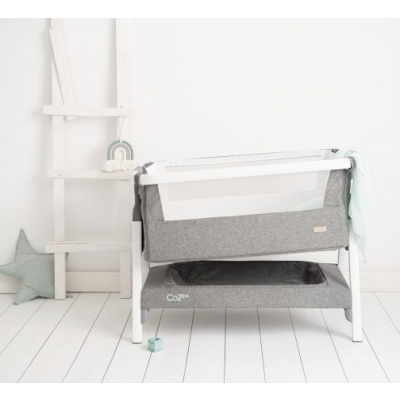 Patut 2 in 1 co-sleeper CoZee Tutti Bambini White Charcoal