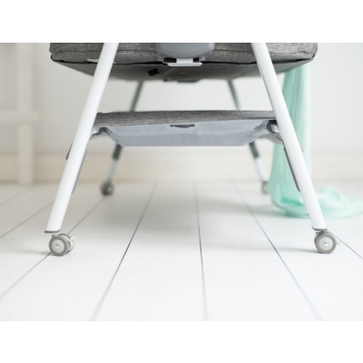 Patut 2 in 1 co-sleeper CoZee Tutti Bambini White Charcoal