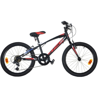 Bicicleta copii 20` MTB baieti Sport negru cu 6 viteze Dino Bikes