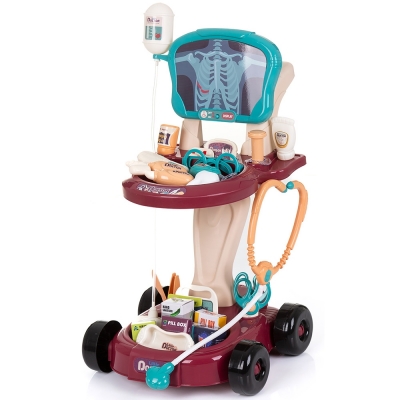 Set jucarie Doctor Chipolino cu lumini si 29 accesorii
