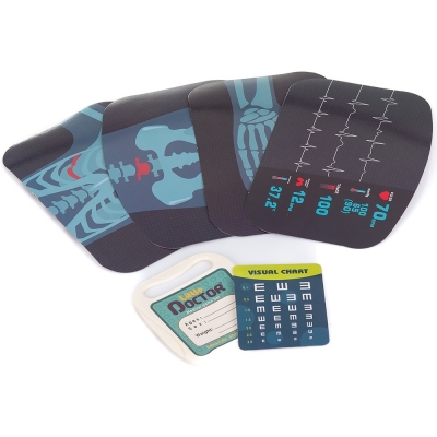 Set jucarie Doctor Chipolino cu lumini si 29 accesorii