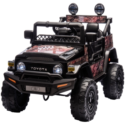 Masinuta electrica Chipolino Toyota FJ Cruiser cu Roti EVA Granite, 4 Motoare, Telecomanda 2.4 GHz, Bluetooth, USB si Suspensii, 3-8 ani
