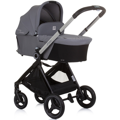 Carucior 3 in 1 Chipolino Elite granite include landou,scoica, ruscac si plasa de insecte