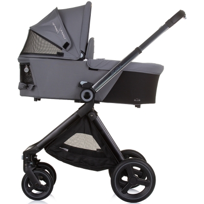 Carucior 3 in 1 Chipolino Elite granite include landou,scoica, ruscac si plasa de insecte