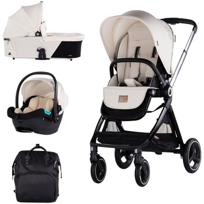Carucior Chipolino Elite 3 in 1 biscotta