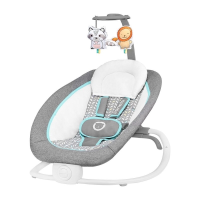 Fotoliu balansoar pliabil Lionelo Pascal Grey Scandi