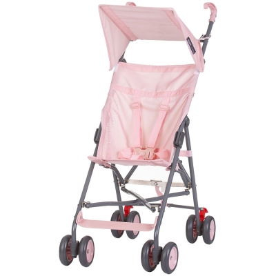 Carucior sport Chipolino Holiday pink marshmallow pliabil tip umbrela, greutate 3,9 kg