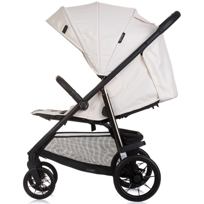 Carucior sport pliabil Chipolino Insta biscotta, greutate 7,5 kg, recomandat de la nastere