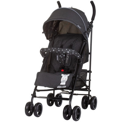 Carucior sport Chipolino Milano zebra, pliere compacta, greutate 5,6 kg