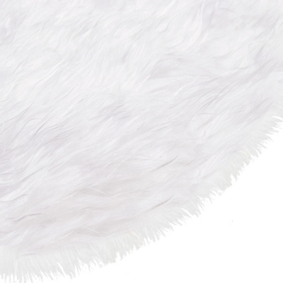 Covoras pentru brad 115 cm Wonderland White Deluxe
