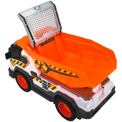 Camion de constructie Dickie Toys Dump Truck 30 cm cu lumini si sunete