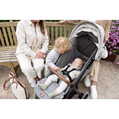 Carucior ultracompact Joie Parcel, nastere - 22 kg, Signature Eclipse