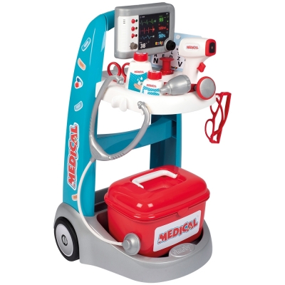 Jucarie Set doctor cu carucior si accesorii Smoby