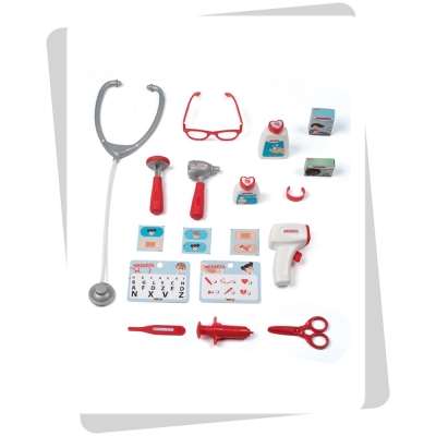 Jucarie Set doctor cu carucior si accesorii Smoby