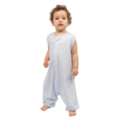 Sac dormit copii de vara din bumbac cu picioare 18-36 luni Kidizi Kitties, 0.5 tog