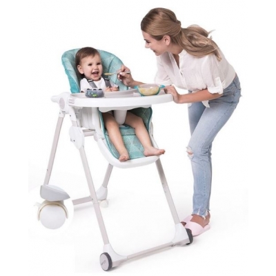 Scaun masa bebe cu spatar reglabil Cora Baby