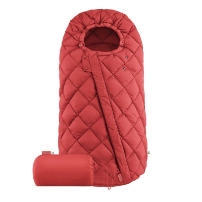 Sac de protectie pentru carucior Cybex Snogga 2, calduros, marime universala Hibiscus Red