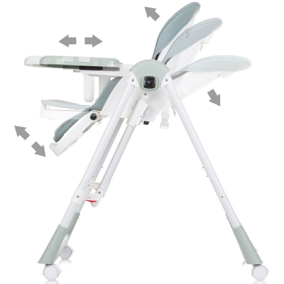 Scaun de masa 2 in 1 Chipolino Milk Shake pastel green