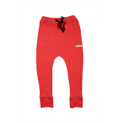 Funky Kids - Pantaloni bumbac Red