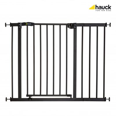 Hauck - Poarta Siguranta cu Extensie Close'n Stop + 21 cm Charcoal