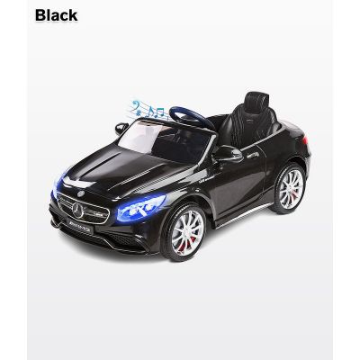 Masinuta electrica Toyz Mercedes-Benz S63 AMG 12V Black cu telecomanda