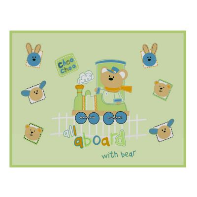 Bobobaby - Paturica bebe moale din bumbac 100% Sofie Bear