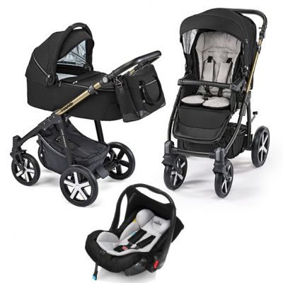 Carucior multifunctional 3 in 1 Baby Design Lupo Comfort Black 