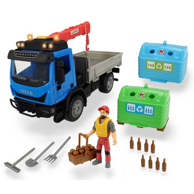 Camion Playlife Iveco Recycling Container Dickie Toys 