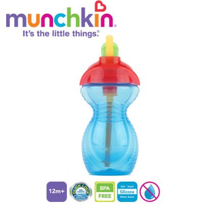 Munchkin - Cana cu pai Flip Click Lock 12L+  Albastru